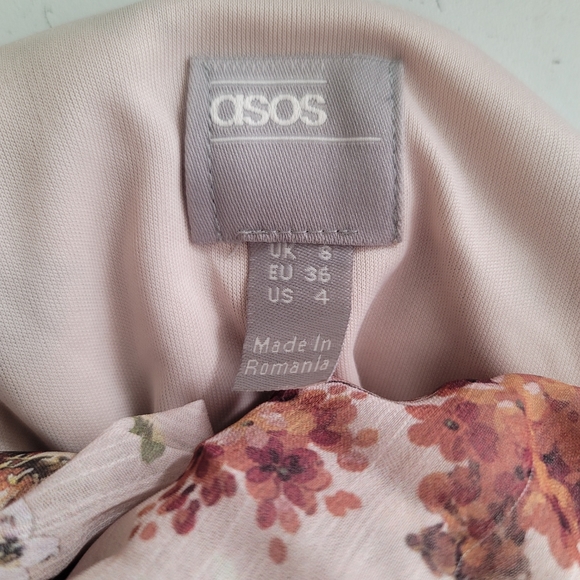 ASOS Maxi Floral Dress Size 4 - Picture 6 of 6
